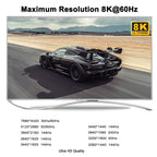 8K HDMI 2.1 KVM Switch (4 Computers 1 Monitor with EDID)