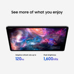 Samsung Galaxy Tab S12+ 512GB WiFi Android Tablet, Galaxy AI, IP68, Silver
