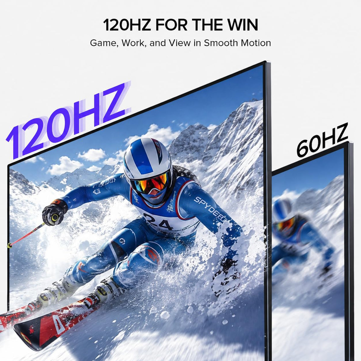 UPERFECT 18.5" 120Hz Portable Monitor, 125% sRGB Laptop Gaming Display