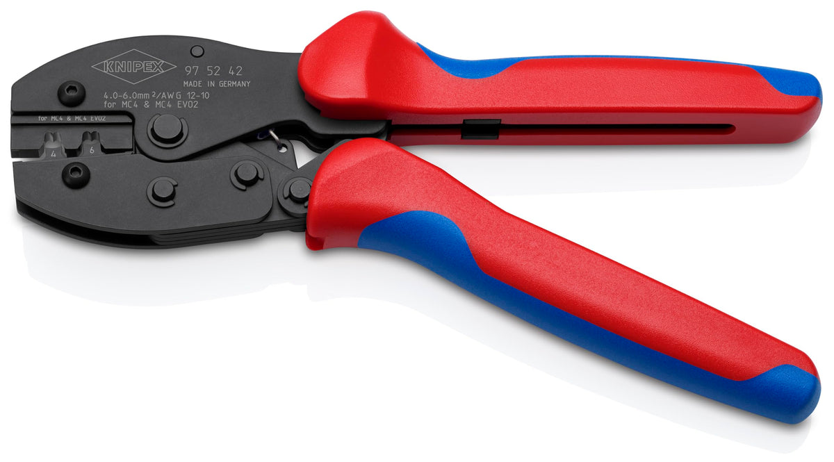 KNIPEX Tools 97 52 42 KNIPEX PreciForce® Crimping Pliers For MC4/MC4 EVO 2, 8-1/2"