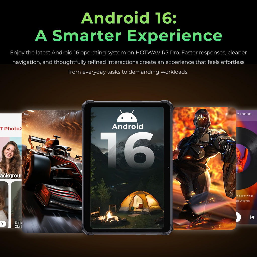HOTWAV R7 Pro Android 16 Rugged Tablet 20GB + 256GB/TF 1TB 15600mAh 10.1"