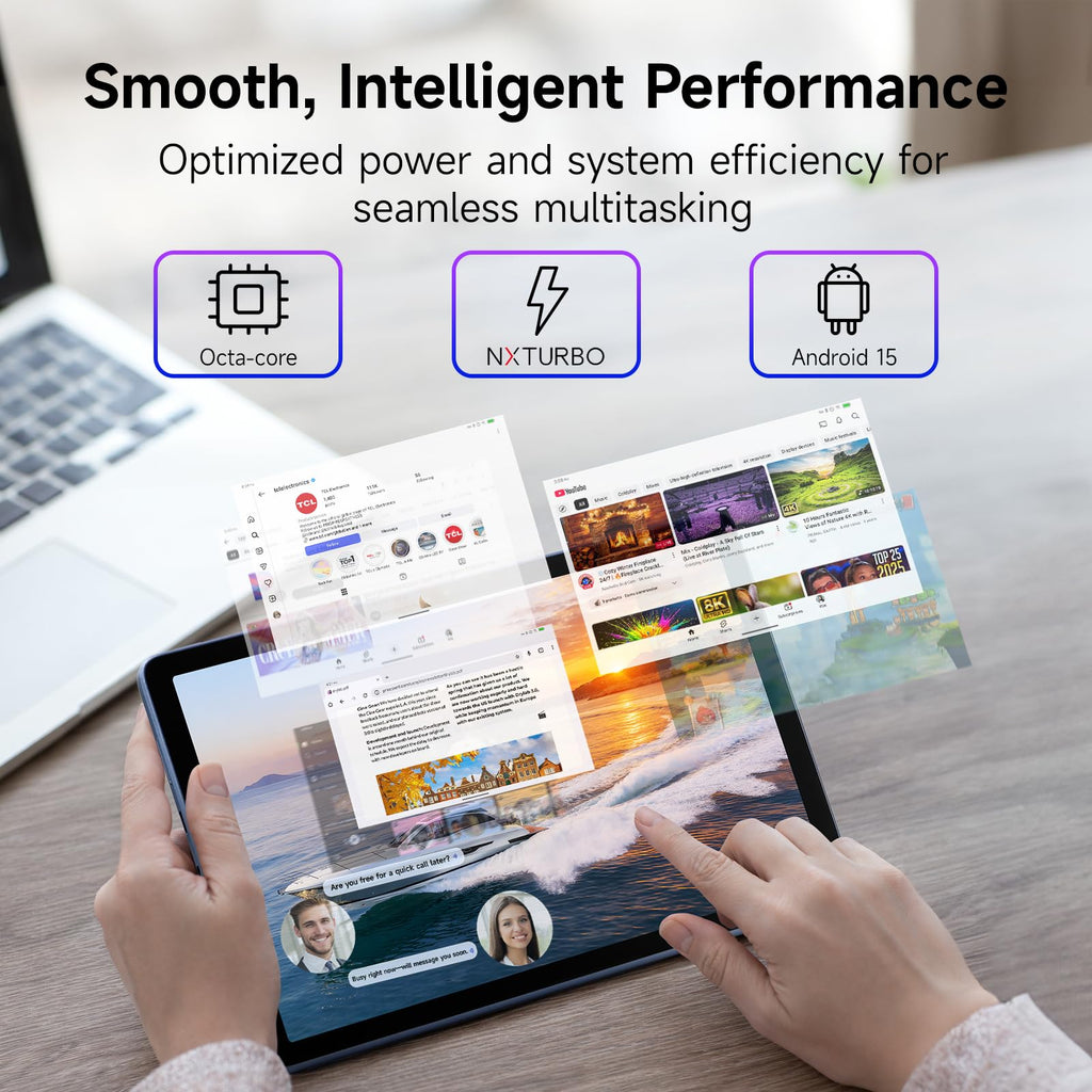 TCL TAB 10 Gen 4 Android Tablet, 10.1" FHD Display, 4+128GB