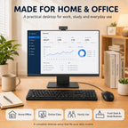 24" FHD All in One Desktop Computer, i5 CPU Up to 3.2 GHz,8GB RAM 256GB SSD