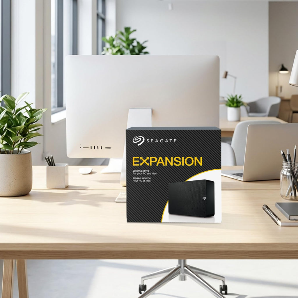 Seagate (STEB6000403) Expansion Desktop 6TB External Hard Drive HDD – USB 3.0 For PC Laptop
