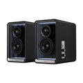 Edifier QR65 RGB Light Desktop Active Monitor, 70W RMS, Hi-Res Audio, Black