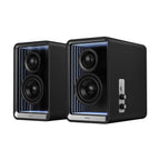 Edifier QR65 RGB Light Desktop Active Monitor, 70W RMS, Hi-Res Audio, Black