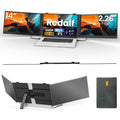 Laptop Screen Extender, 15.6'' 1080P FHD Laptop Monitor Extender with 235°Rotation Detachable Dual Monitor, Plug & Play, Triple Screen for 13"-17.3" Laptops Compatible with Mac/Wins/Android/Dex