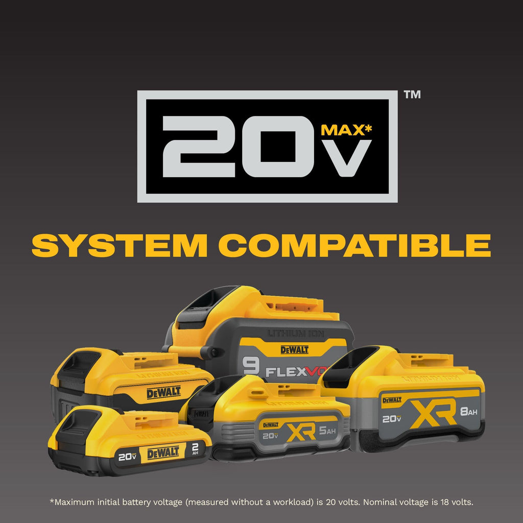 DEWALT 20V MAX Caulking Gun, Cordless, 10oz, Variable Speed Trigger, Interchangeable Canister Trays, Bare Tool Only (DCE560B)