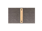 Bon Rumble Strip Hand Float 13 1/2 in. x 7 1/4 in. Cast Aluminum Concrete Float with Wood Handle, 1 in. Radius Wave Pattern Tool for Highway Shoulder and Median Work