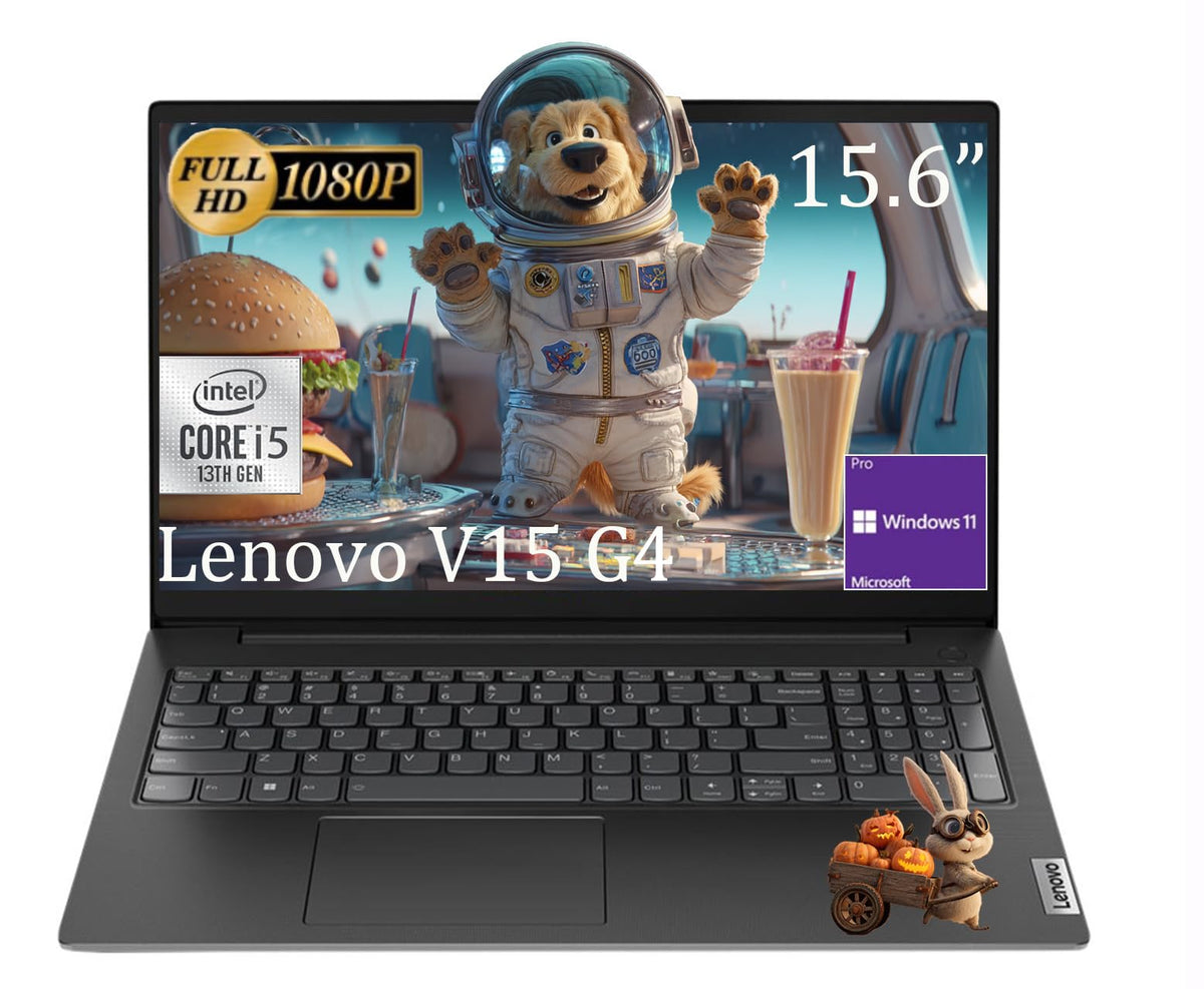 Lenovo V15 G4 i5 Business Laptop, 15.6″ FHD Anti-Glare Display, Intel i5-13420H (8-Core, Beat i7-1355U), 16GB DDR5 RAM, 256GB SSD, WiFi6, Bluetooth5.2, Windows 11 Home, with 5ave 6-in-1 Accessory Kit