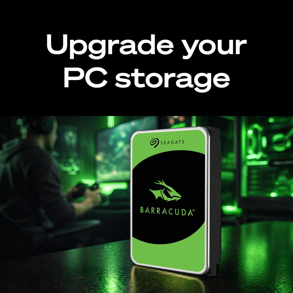 Seagate BarraCuda 4TB Internal Hard Drive HDD – 3.5 Inch Sata 6 Gb/s 5400 RPM 256MB Cache For Computer Desktop PC – Frustration Free Packaging ST4000DMZ04/DM004