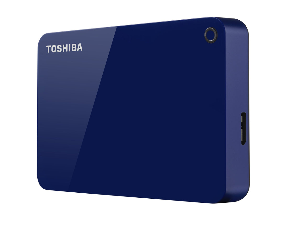 Toshiba Canvio Advance 4TB Portable External Hard Drive USB 3.0, Blue - HDTC940XL3CA