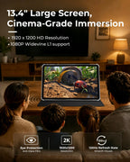 HNVHNV 13.4 inch Android 16 Tablet with Gemini AI, T7300 Octa-Core