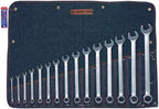 Combination Wrench 20 14 pc Set 12 Point Satin 3/8" 1 1/4"
