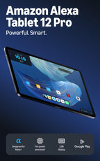 Amazon Alexa Tablet 12 Pro (all-new), 8GB RAM, 128GB, 12″ stunning 2.8K display, All-day battery, With Google Play, Designed for Alexa+, Graphite