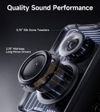 Edifier QR30 RGB Light Desktop Computer Gaming Speakers, 30W RMS, White
