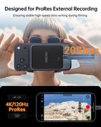 1TB Magnetic Portable SSD, Up to 2000MB/s – External Solid State Drive