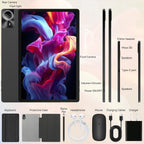 Tablet｜14 inch Android 16 Tablet｜36GB RAM 256GB ROM ｜1920 * 1200 IPS FHD｜10000mAh 30W Fast Charging｜Octa-core Processor｜Wi-Fi 6, BT 5.4｜Dual Camera with Gemini AI｜Keyboard｜Stylus｜Case｜Headphone