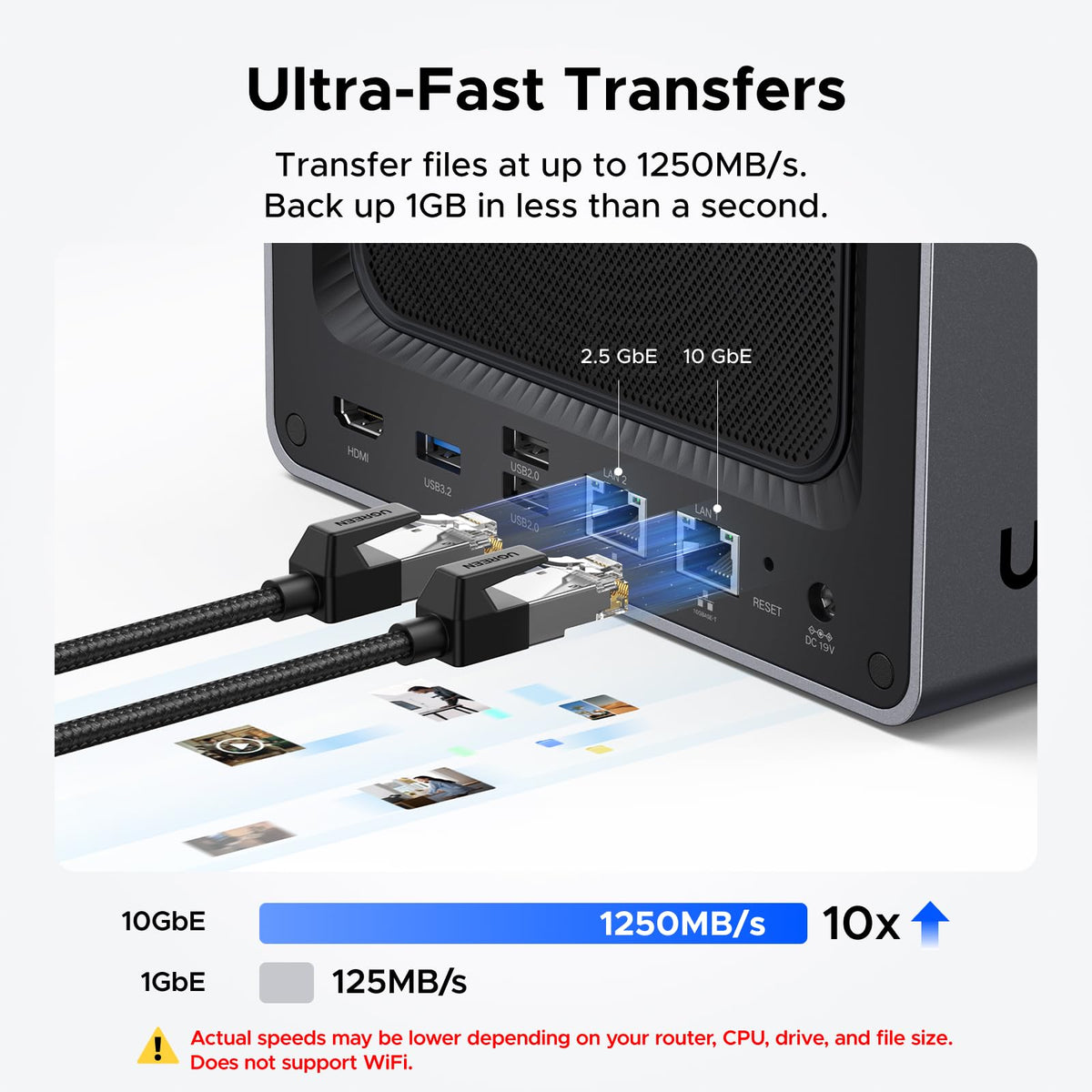 UGREEN DXP4800 Plus 4-Bay NAS for Families, Creators & Small Teams