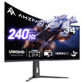 Amzfast 25 Inch White Gaming Monitor 320Hz/300Hz/240Hz, FHD 1080P 1ms Fast IPS Monitor, 12 Months Warranty (DP Cable) TÜV Rheinland Eye Care | AI Crosshair, Night Vision Function, AMZG25F6F