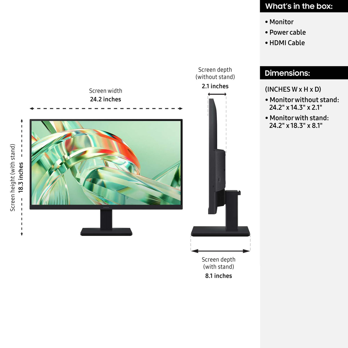 Samsung 27" ViewFinity S7 (S71H) 4K UHD IPS HDR10 High Resolution Monitor