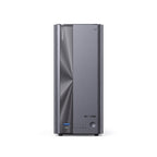 LincStation E1 4-Bay NAS Storage, Quad-Core 2.0GHz, 4GB RAM, 64GB eMMC, 2.5GbE Port & 4K HDMI 2.0, Supports M.2 NVMe SSD & SATA HDD Up to 76TB, Remote Access for iOS/Android/Windows (Diskless)
