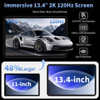 13.4‑inch Android 16 Tablet, 36GB RAM + 256GB ROM (Expand to 2TB)