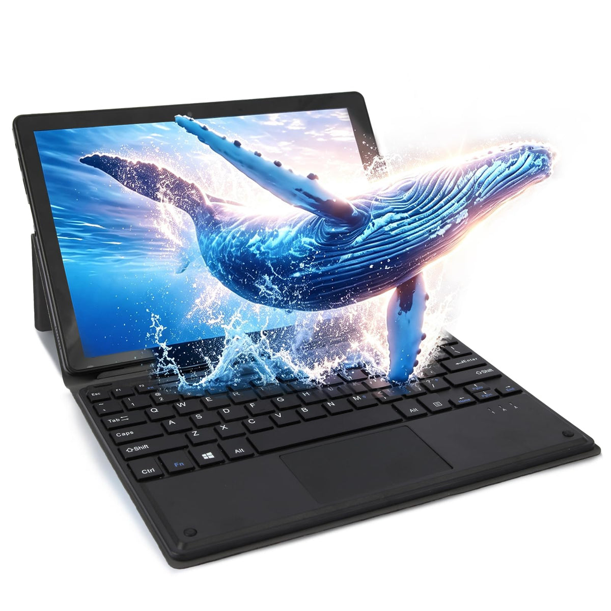 10.1" 2-in-1 Windows Tablet / Laptop, IPS Touchscreen,12GB RAM 128GBSSD