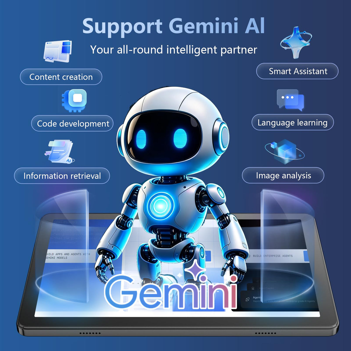 2026 Android Tablet with Keyboard, 11 inch Android 16 Tablet