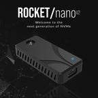 SABRENT 1TB Rocket Nano V2 External SSD – USB 3.2 Gen 2x2, Up to 1500MB/s Transfer Speeds, Rugged Aluminum & Silicone Sleeve, 8K Video-Ready Portable Drive (SB-1TB-NAV2)