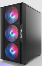 Prebuilt Desktop Computer, i7 CPU Up to 3.9GHz, Integrated Graphics Only Tower PC, 16GB RAM, 256GB M.2 SSD, RGB Fans x4,Win11 Home, WiFi 6+BT5.3, 400W PSU