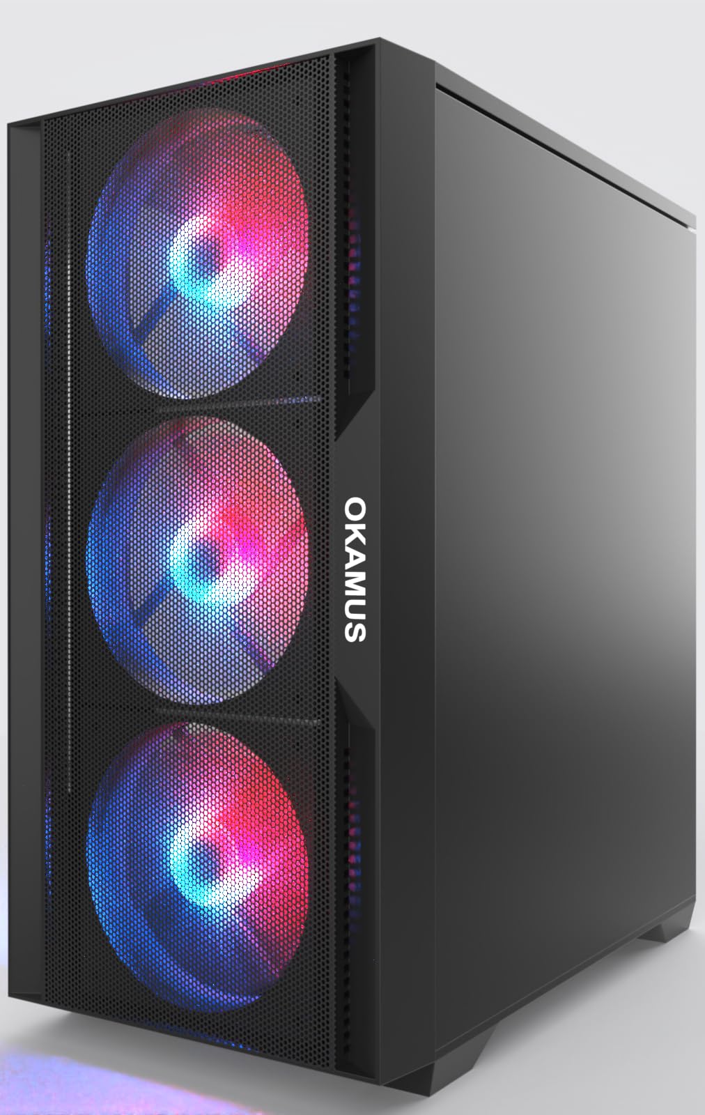 Prebuilt Desktop Computer, i7 CPU Up to 3.9GHz, Integrated Graphics Only Tower PC, 16GB RAM, 256GB M.2 SSD, RGB Fans x4,Win11 Home, WiFi 6+BT5.3, 400W PSU