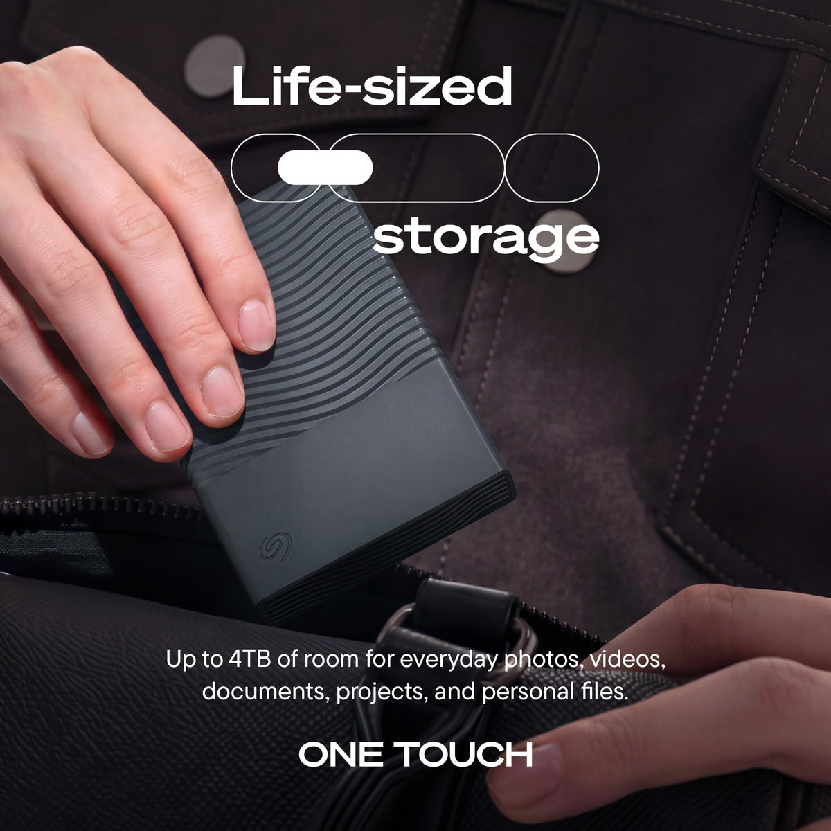 Seagate One Touch 2TB Portable External Hard Drive HDD USB-C