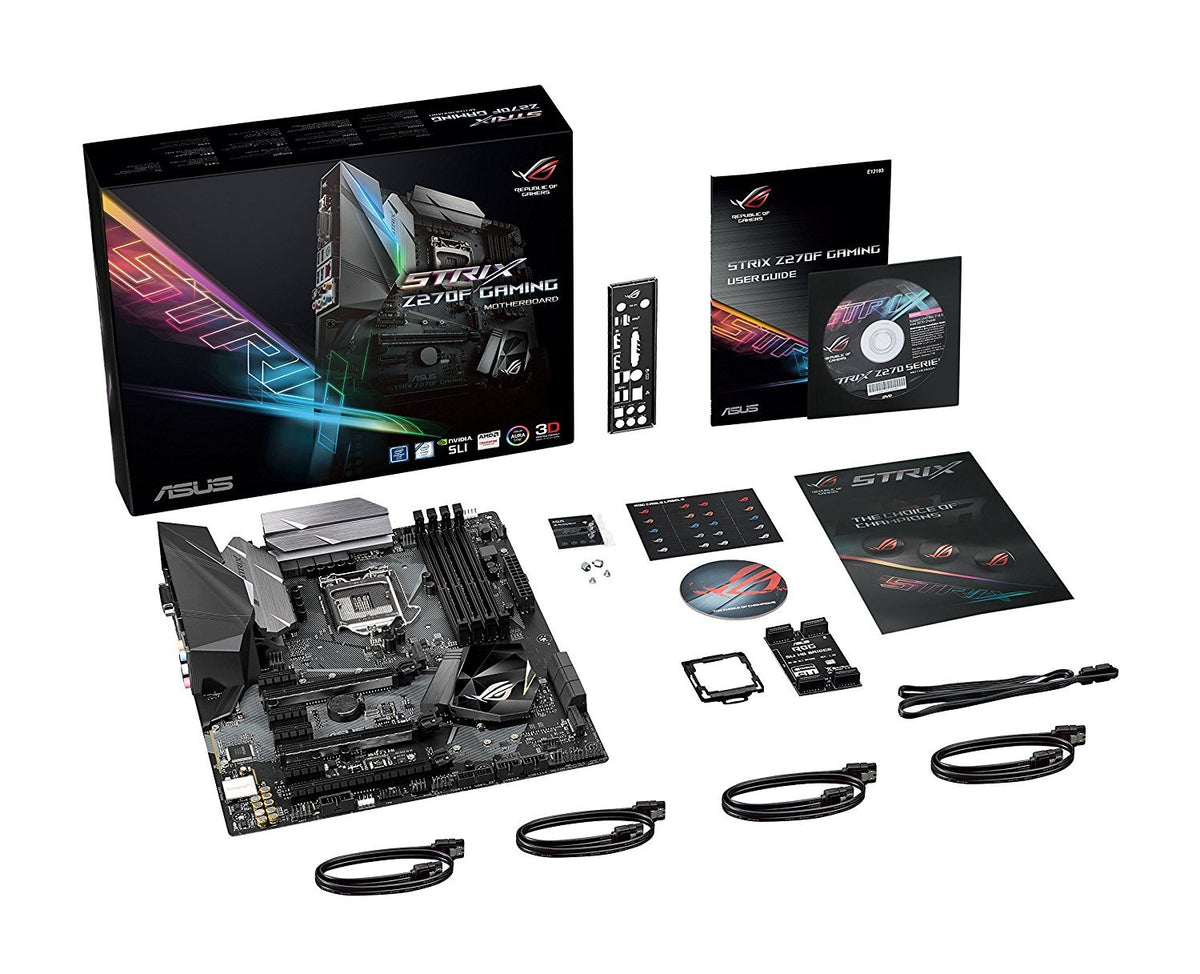 ASUS ROG Strix Z270F Gaming LGA1151 DDR4 DP HDMI DVI M.2 ATX Motherboard with USB 3.1