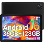 Tablet,10.1" Android 16 Tablet Octa-core 36GB+128GB Dual Camera