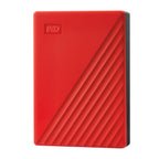 WD 1TB My Passport, Portable External Hard Drive, Red, backup software with defense against ransomware, and password protection, USB 3.1/USB 3.0 compatible - WDBYVG0010BRD-WESN