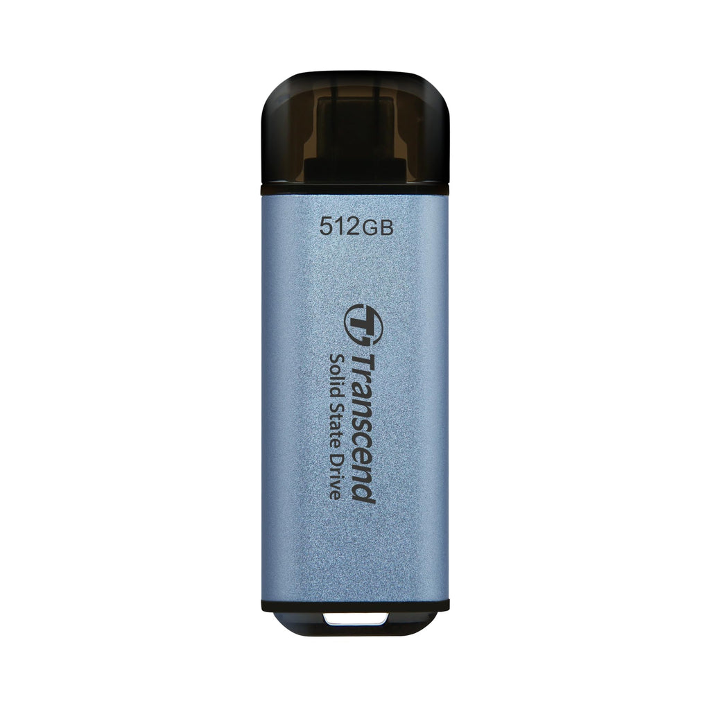 Transcend 1TB ESD300 Portable SSD 1050MB/s Type C, Silver, Thumb Drive