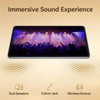 12 Inch Android 16 Tablet, 2K Display, 30GB RAM, 128GB Storage Expandable