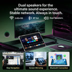 10 inch Tablet with Keyboard - Android 16 Tablet - 32GB+256GB+2TB (Black)