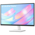 LG 27US500-W Ultrafine Monitor 27-Inch 4K UHD (3840x2160) HDR10 IPS Borderless Design Reader Mode Flicker Safe Switch App HDMI DisplayPort - White
