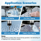 MXBAOHENG Pneumatic Tapping Machine w/ 4pcs ANSI Collets