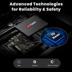 TAIMI 1TB 2.5 Inch SSD SATA III Internal Solid State Drive - Up to 550MB/s, 3D NAND TLC, High-Speed Storage Upgrade for Laptop, Desktop, PC (1, TB)