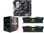 NEWEGG Motherboard CPU Memory Combo - B550-F ATX Motherboard Bundle with Ryzen 5 5500 6-Core 3.6 GHz CPU and 16GB (2 x 8GB) 288-Pin PC RAM DDR4 3200 Desktop Memory