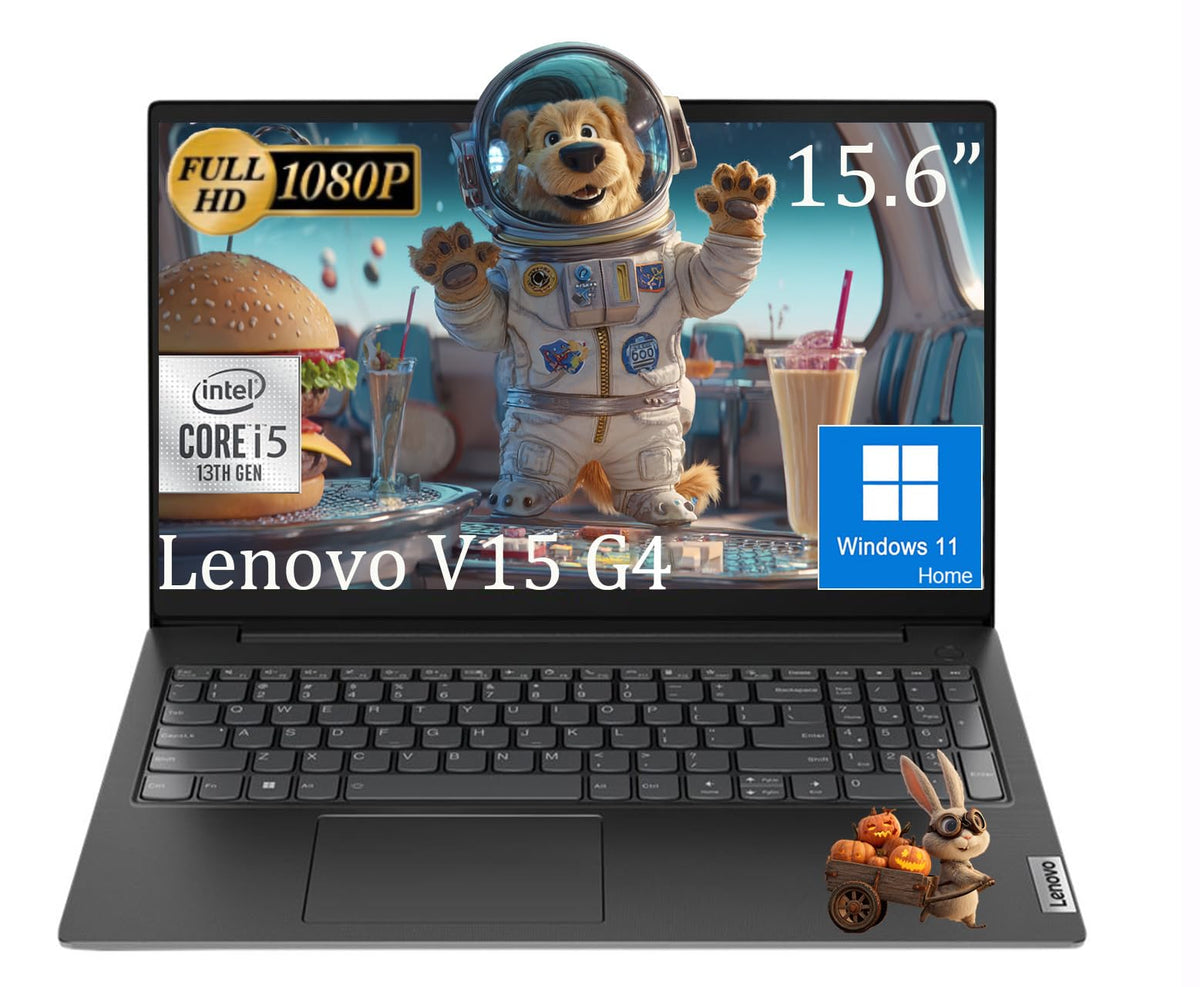 Lenovo V15 G4 i5 Business Laptop, 15.6″ FHD Anti-Glare Display, Intel i5-13420H (8-Core, Beat i7-1355U), 16GB DDR5 RAM, 256GB SSD, WiFi6, Bluetooth5.2, Windows 11 Home, with 5ave 6-in-1 Accessory Kit