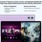 Android 17 Tablet, 10.1 inch Tablets with Keyboard, Octa-core, Gemini AI/SI