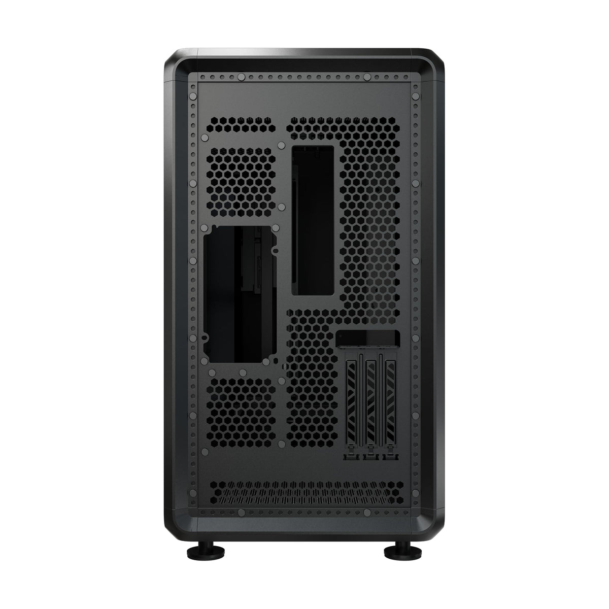 Cooler Master MasterFrame 360 Stage LCD ATX PC Case, LCD Display Spotlight