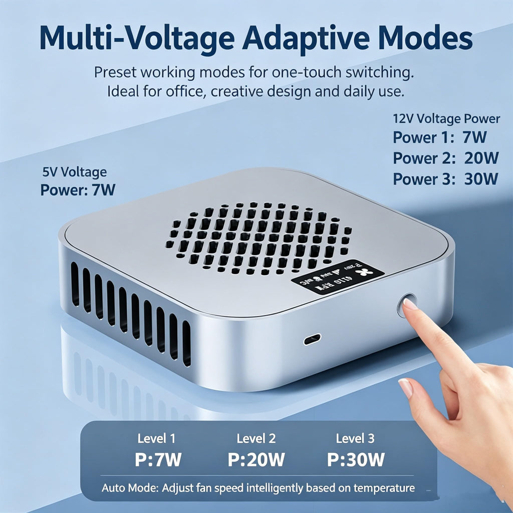 30W OLED Semi-Cooler for Mac Studio & M4 Mac mini