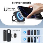 fanxiang 2TB Magnetic Portable SSD with 360° Rotating Stand, Up to 2000MB/s, USB-C 3.2 Gen 2x2 External Solid State Drive,Compatible with iPhone 15/16, Android,Mac, PC, and Tablets