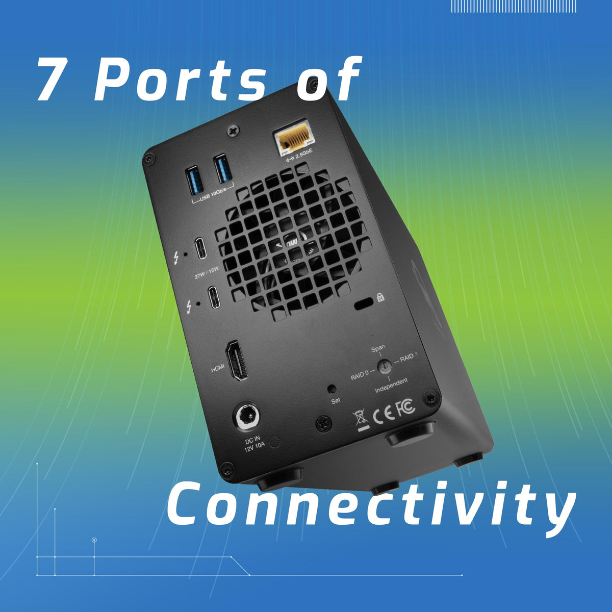 OWC Gemini 40TB Thunderbolt 40Gb/s Dock and Dual-Drive RAID Storage