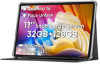 COLORROOM 2026 Android16 Tablet 11inch, Face Unlock, 18W Fast Charging,Gray